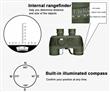SVBONY BINOCULAR MILITARY 7 X 50 CON COMPASS