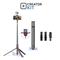 KIT CREATOR 1 TRIPODE SELFIE STICK + RINGLIGHT + MICROFONO CORBATERO